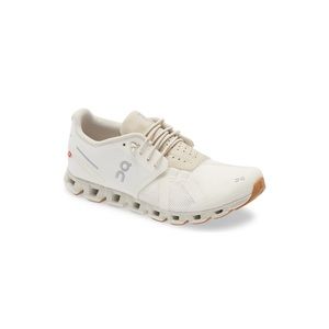 On Running cloud running shoe in color white/sand
